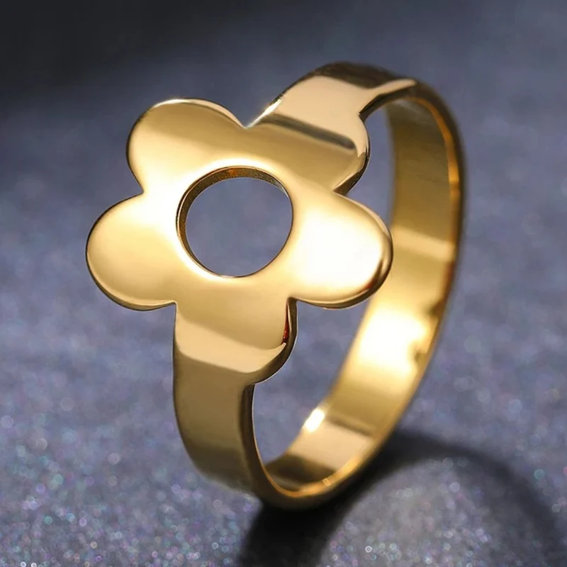 Bague Fleur Simple