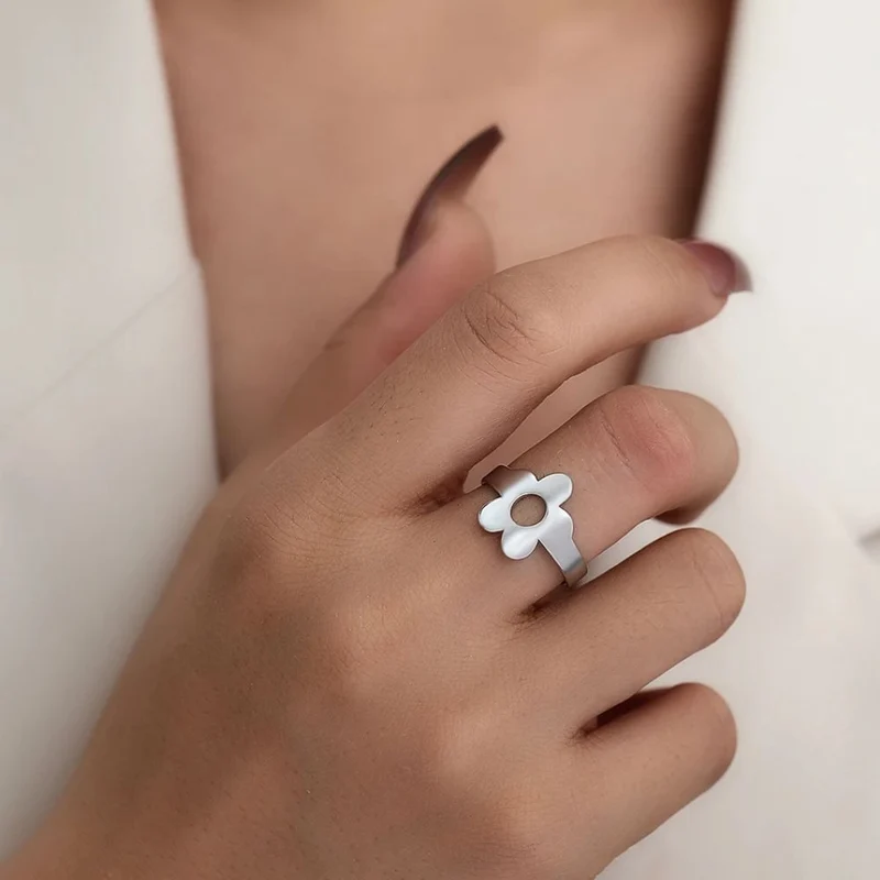 Bague Fleur Simple