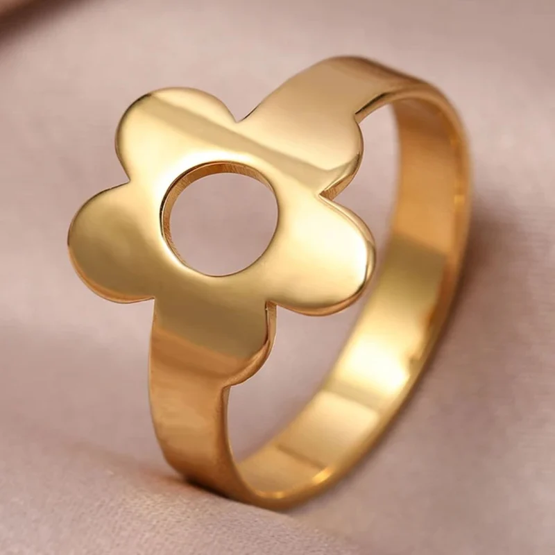 Bague Fleur Simple