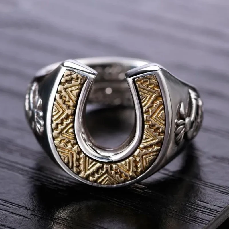 Chevalière Fer à Cheval Argent