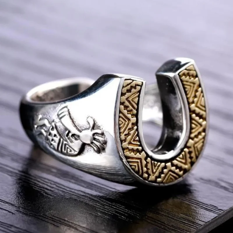 Chevalière Fer à Cheval Argent