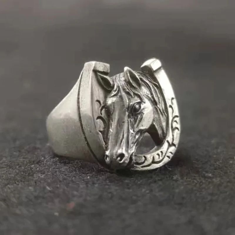 Bague Fer à Cheval Tornade