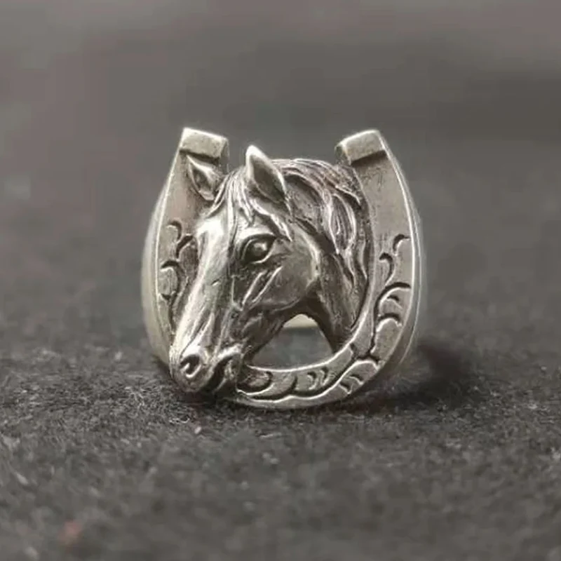 Bague Fer à Cheval Tornade
