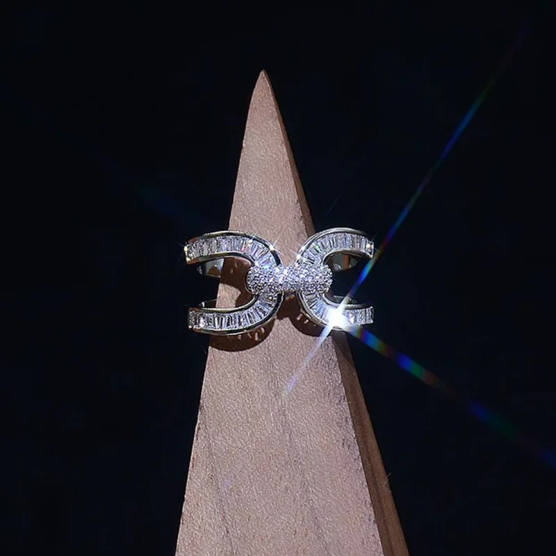 Bague Fer à Cheval Strass