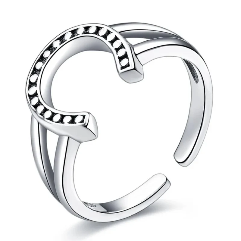 Bague Fer à Cheval Réglable