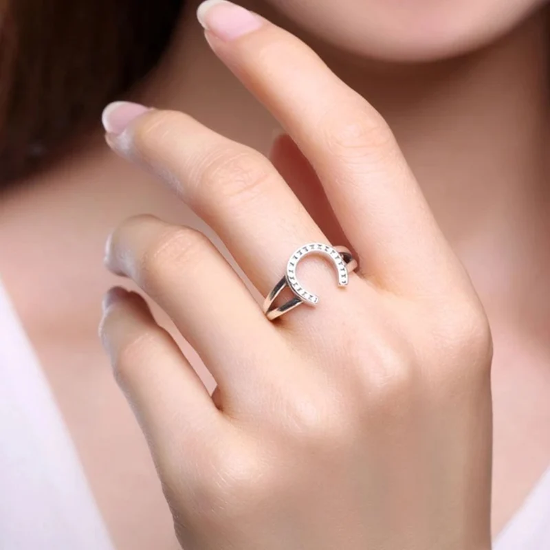 Bague Fer à Cheval Réglable