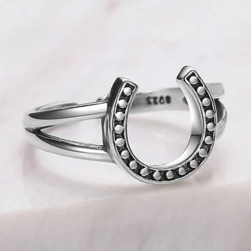 Bague Fer à Cheval Réglable