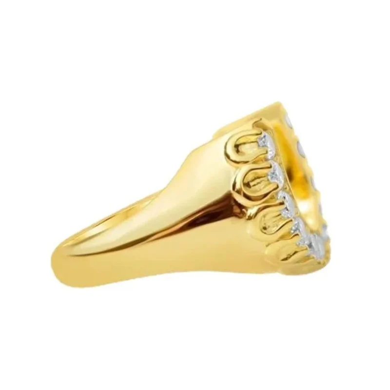 Bague Fer à Cheval Diamants