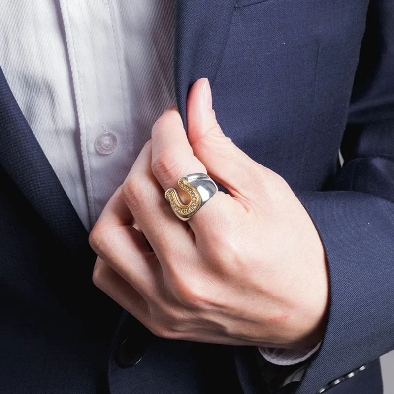 Bague Fer à Cheval Homme