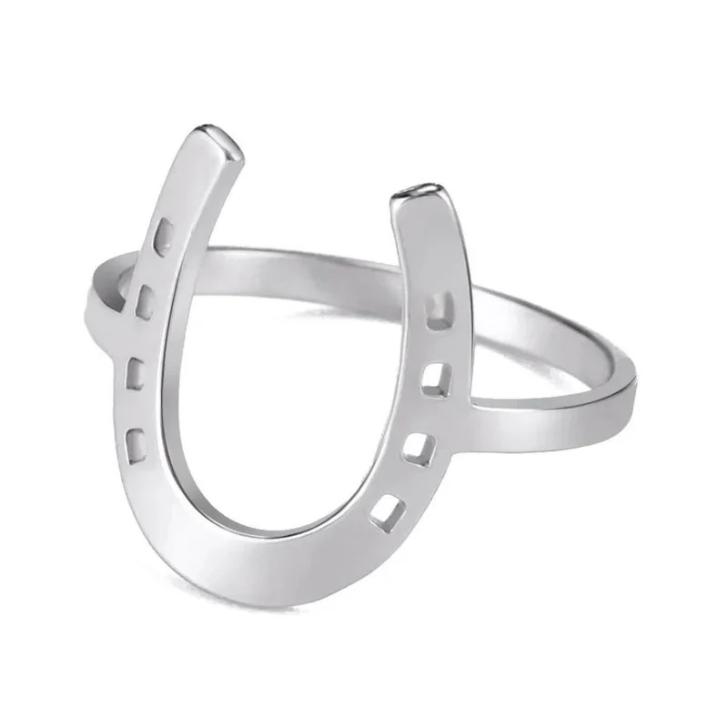 Bague Fer à Cheval Simple