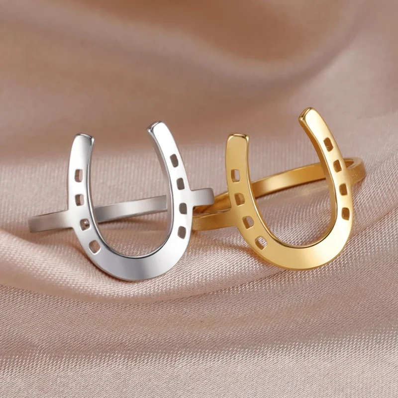 Bague Fer à Cheval Simple