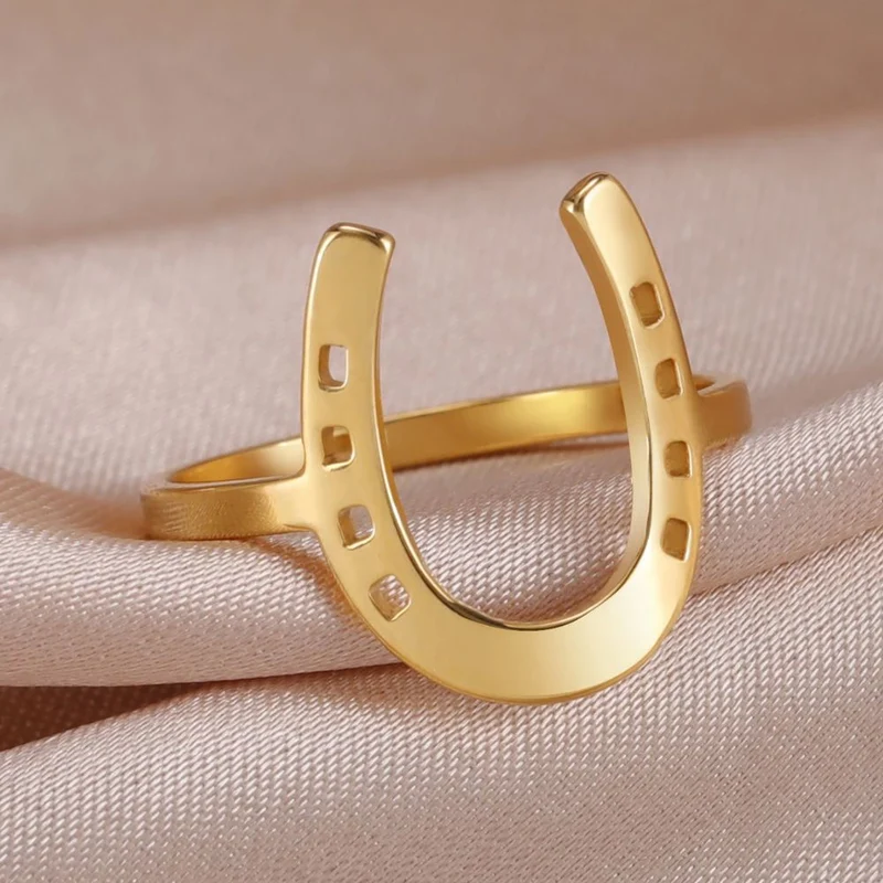 Bague Fer à Cheval Simple