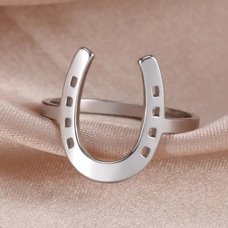 Bague Fer à Cheval Simple