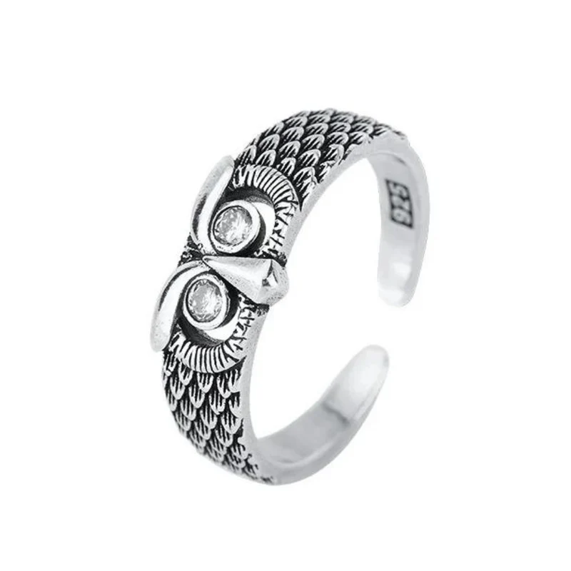 Bague Chouette Argent