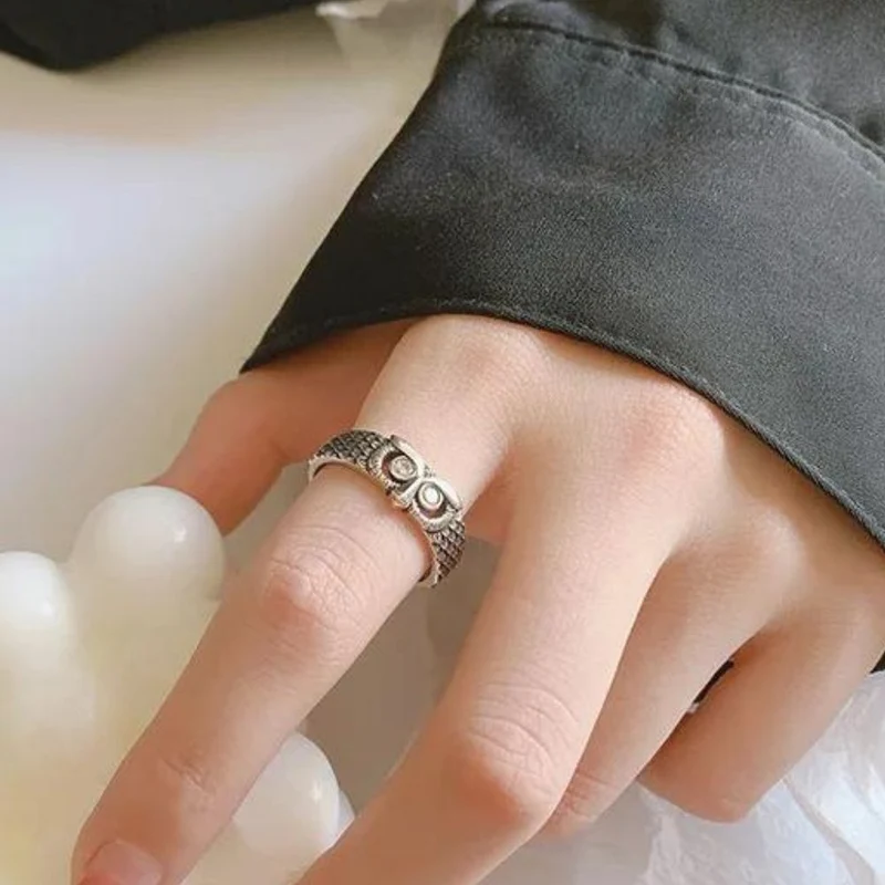 Bague Chouette Argent