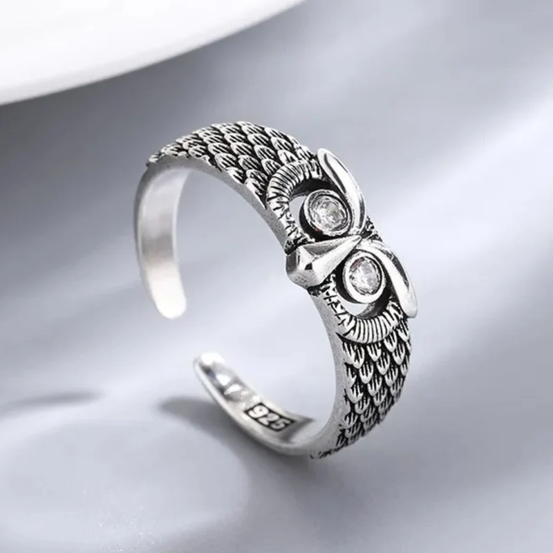 Bague Chouette Argent