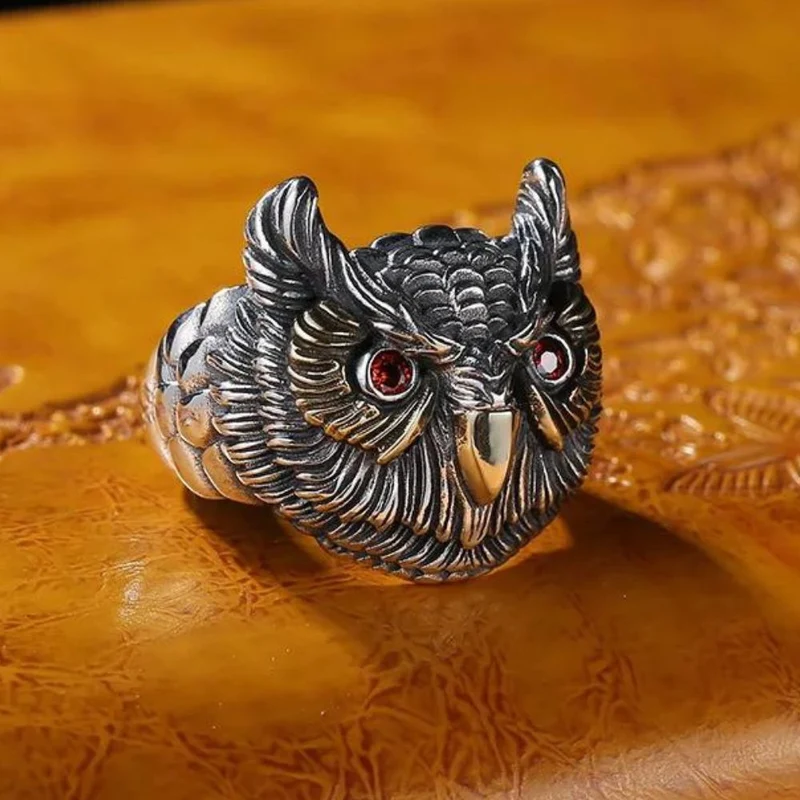 Bague Chouette Homme