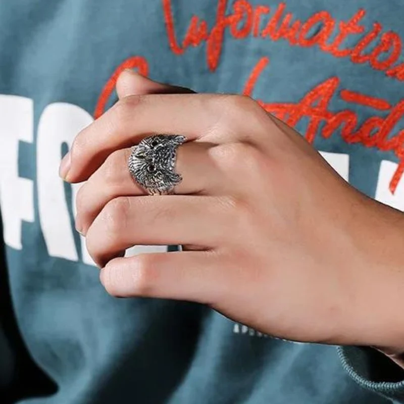 Bague Chouette Homme