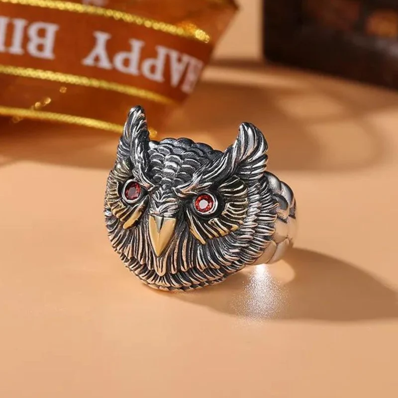 Bague Chouette Homme