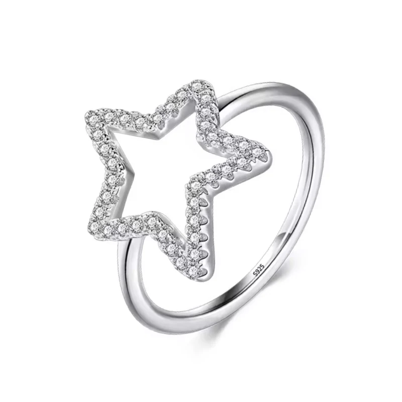 Bague Fiançailles Étoile