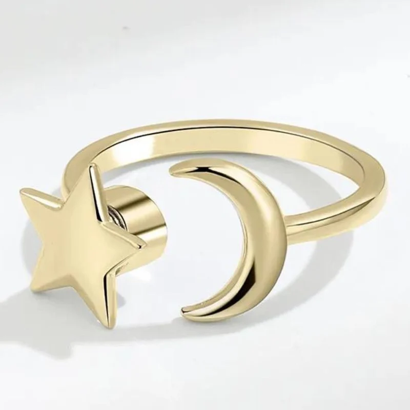 Bague Étoile Lune