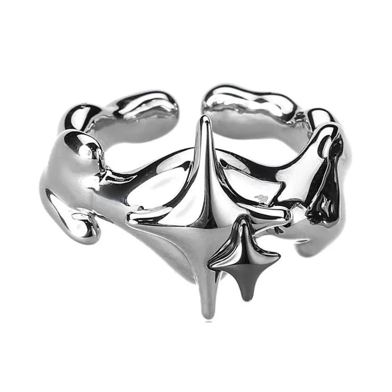 Bague Étoile Acier Inoxydable