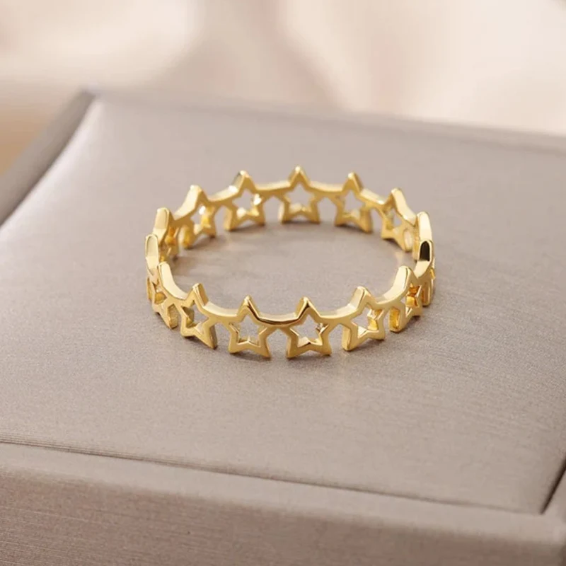 Bague Étoile Couronne