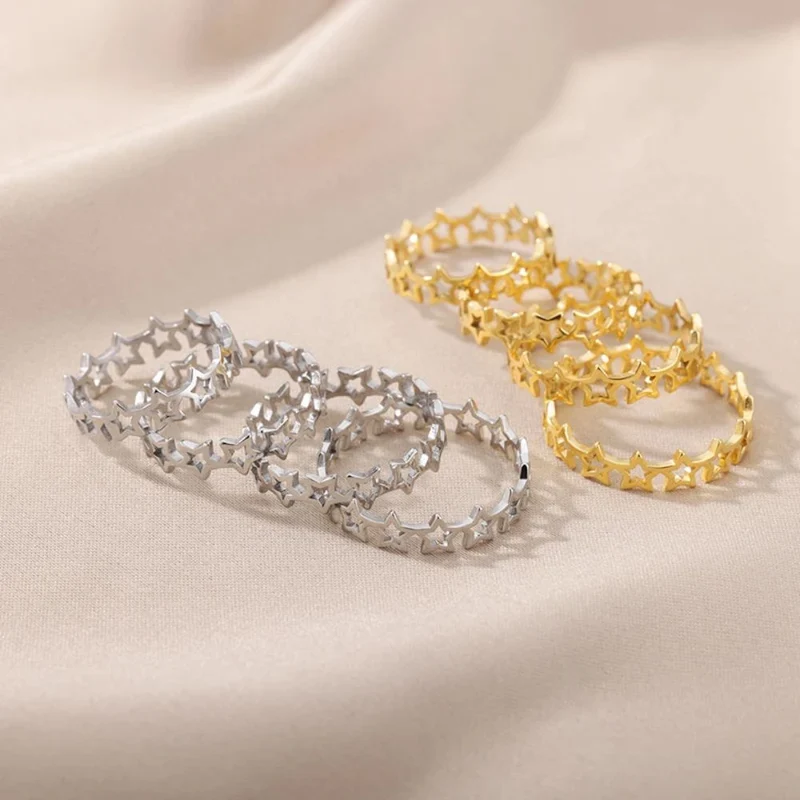 Bague Étoile Couronne