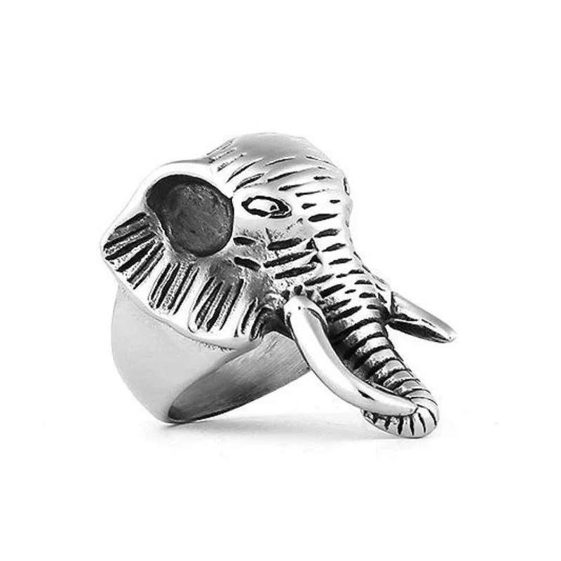 Bague Tête Éléphant