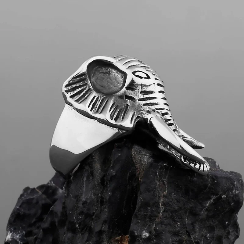 Bague Tête Éléphant