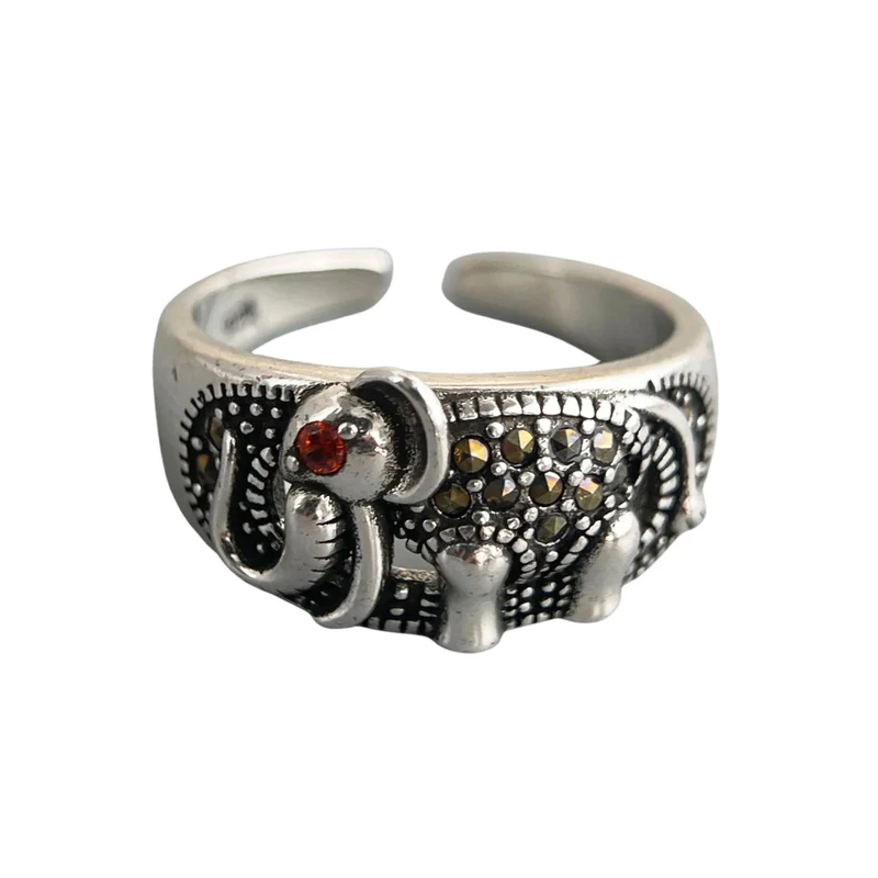 Bague Éléphant Diamants