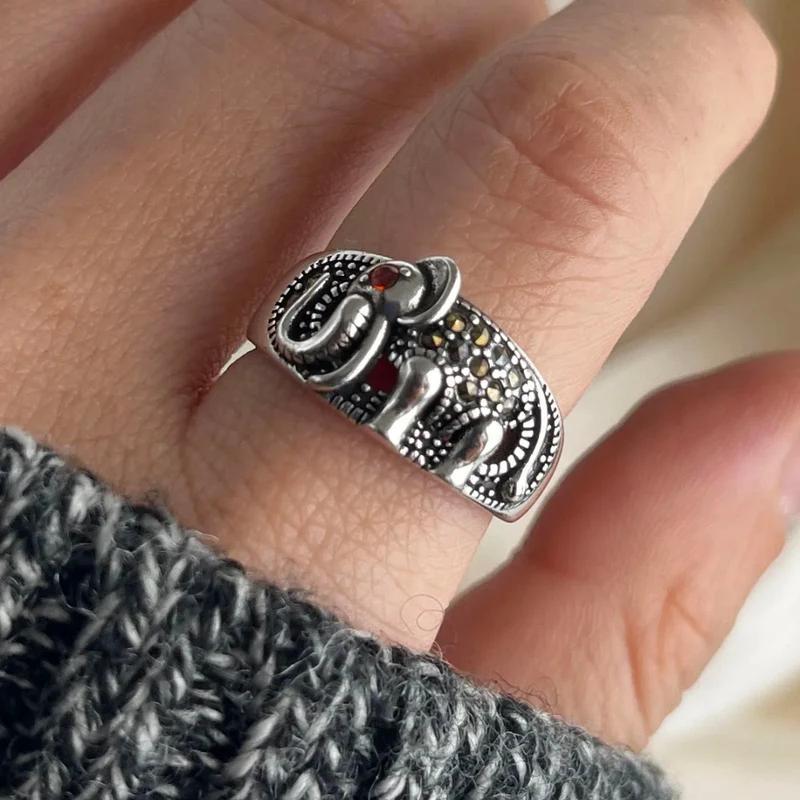 Bague Éléphant Diamants