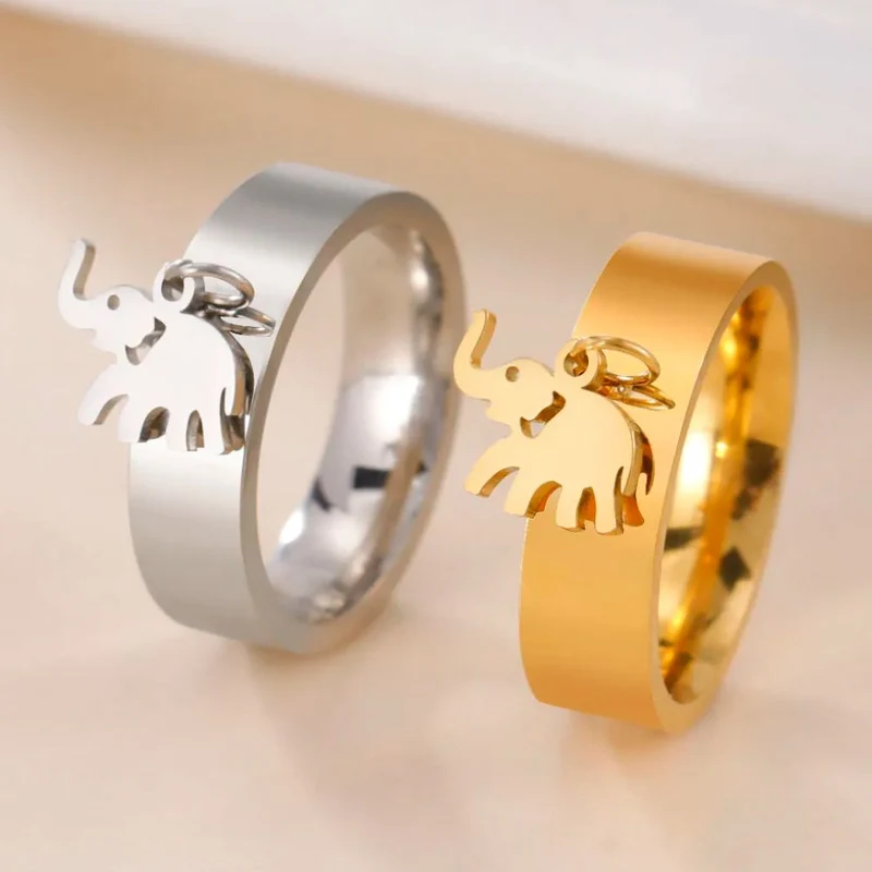 Bague Breloque Éléphant