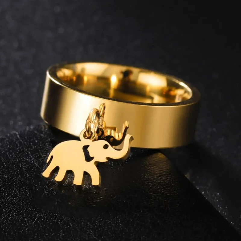 Bague Breloque Éléphant
