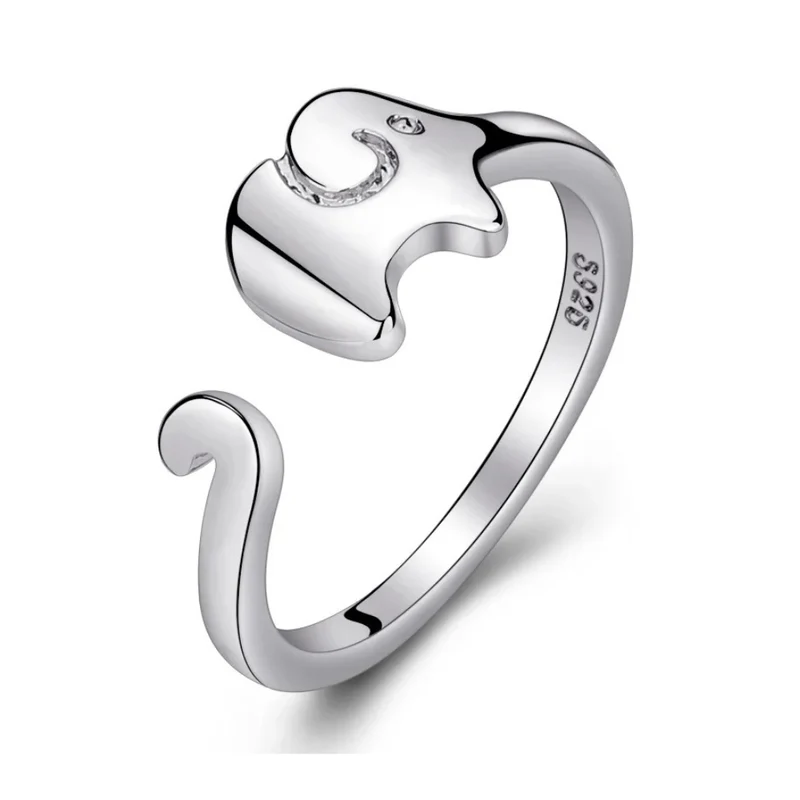 Bague Éléphant Argent