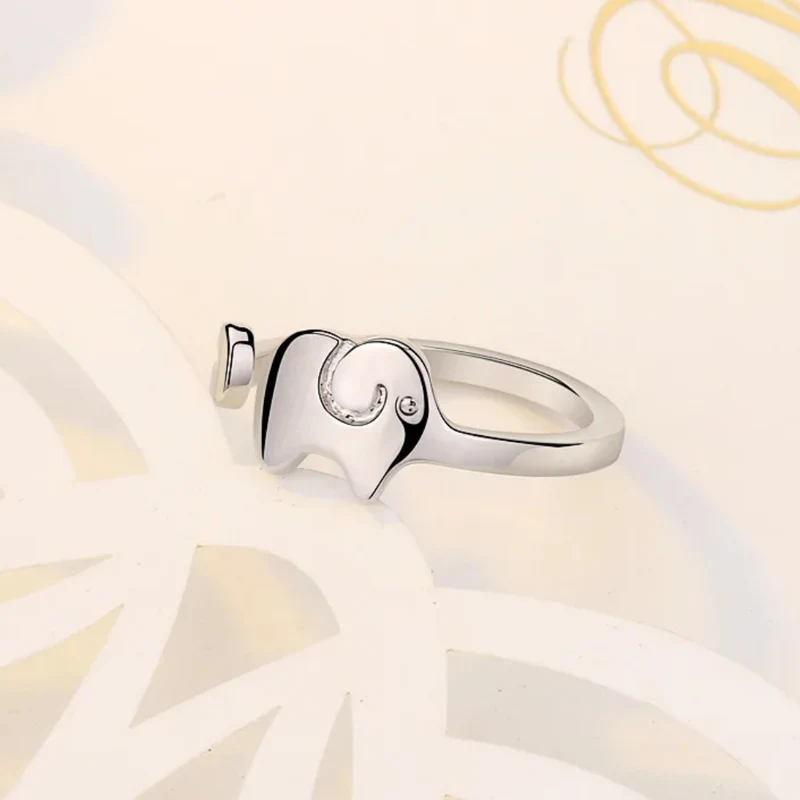 Bague Éléphant Argent
