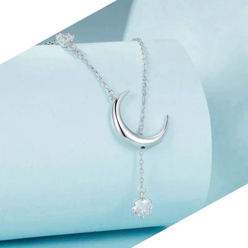 Collier Lune Argent 925