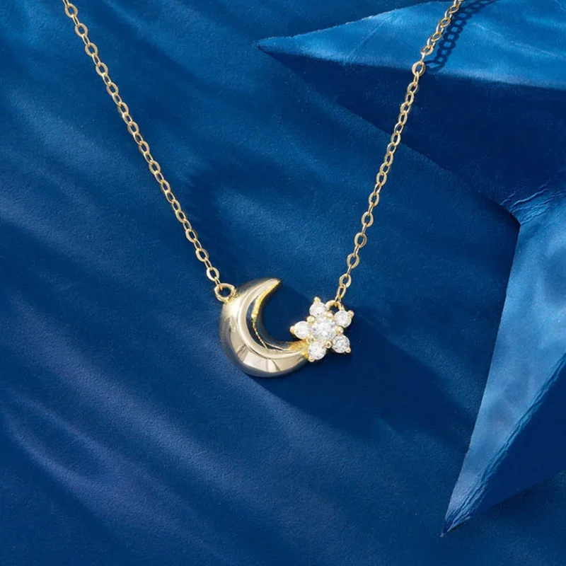 Collier Lune Étoile