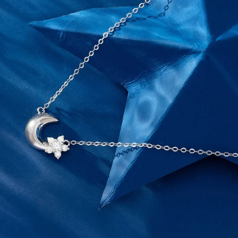 Collier Lune Étoile