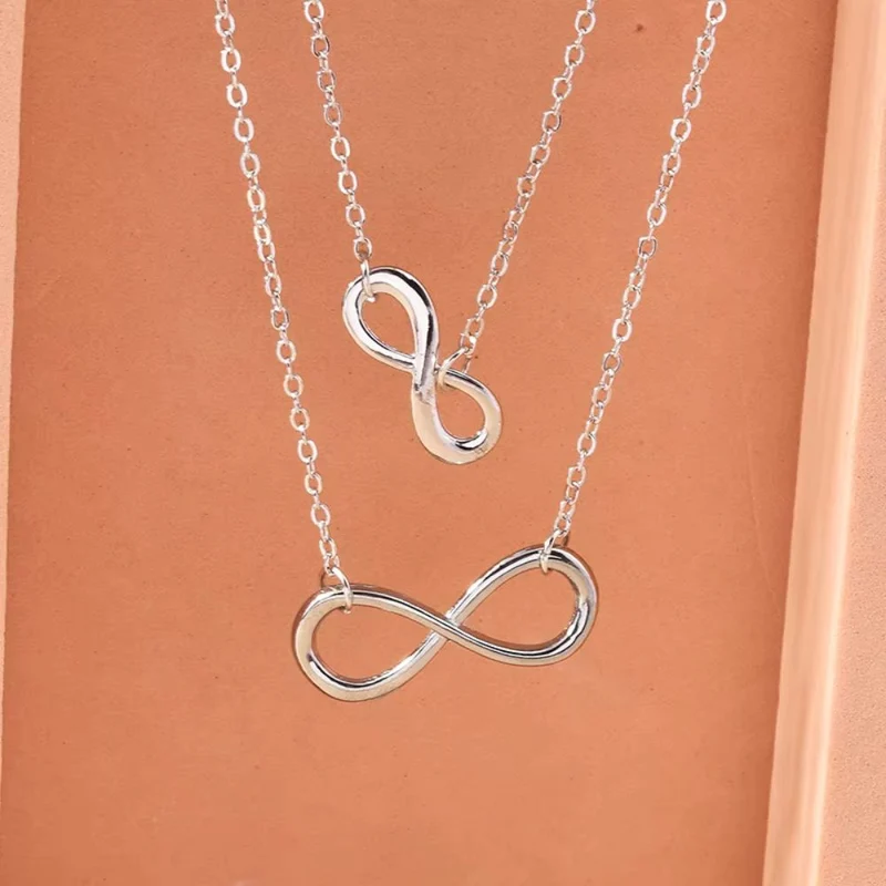 Collier Infini Double Chaîne
