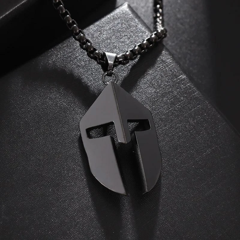 Collier Casque Spartiate