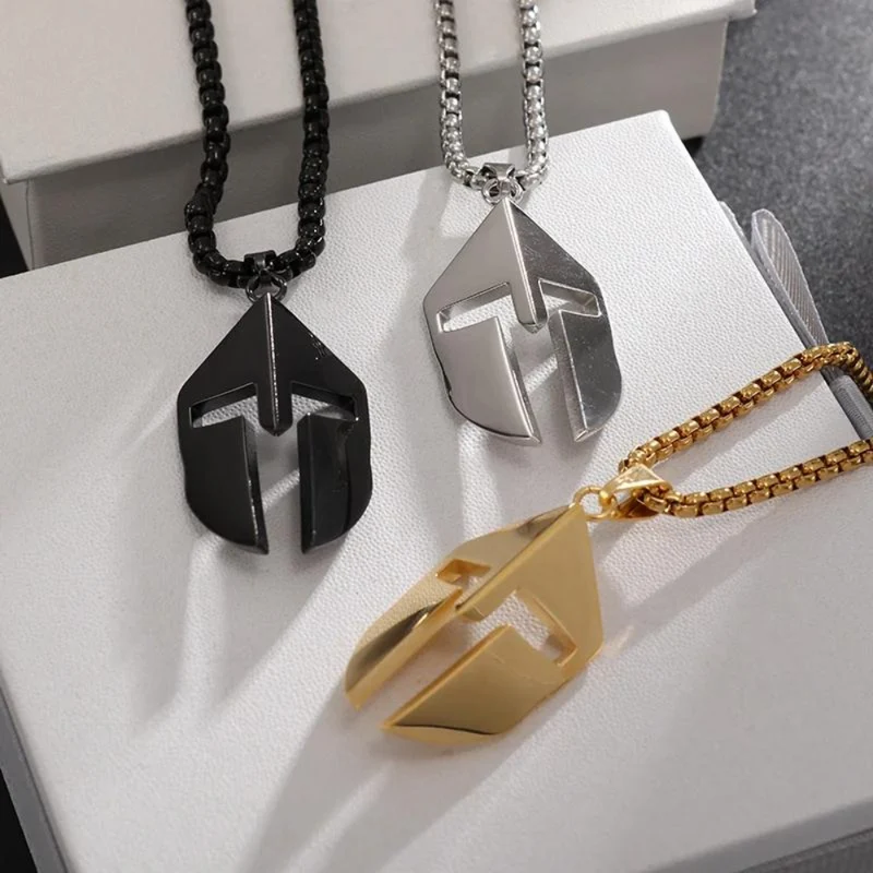 Collier Casque Spartiate