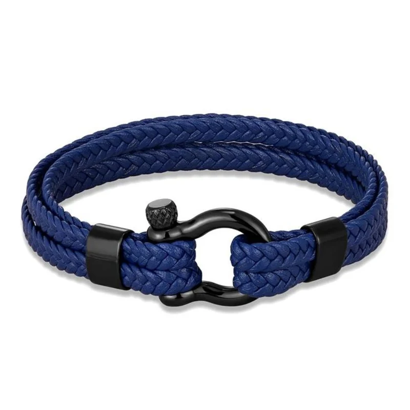 Bracelet Fer à Cheval Cuir