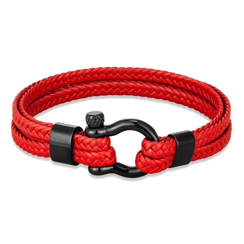 Bracelet Fer à Cheval Cuir