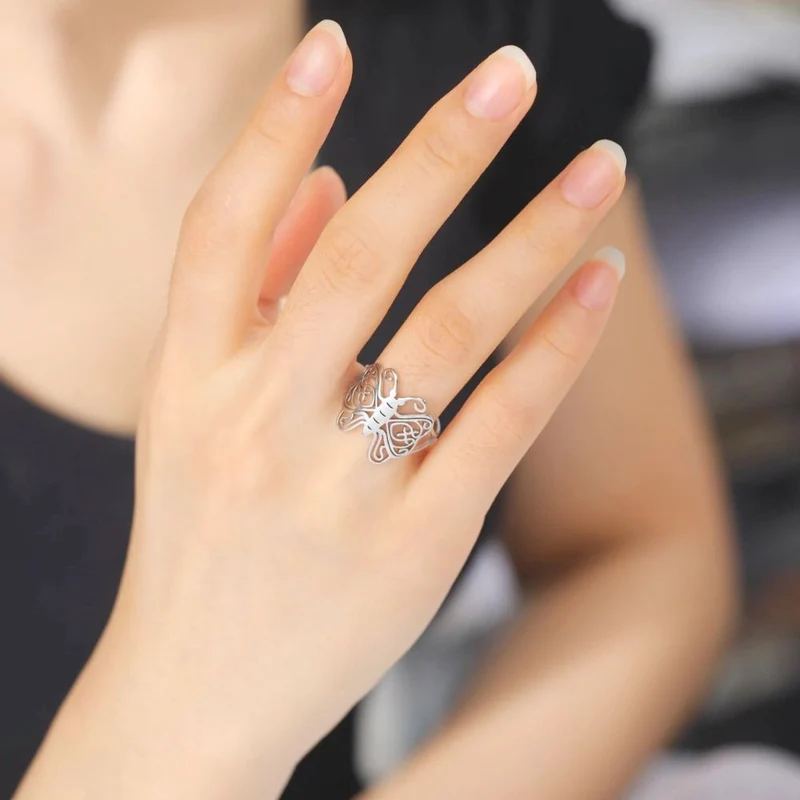 Bague Papillon Dessin