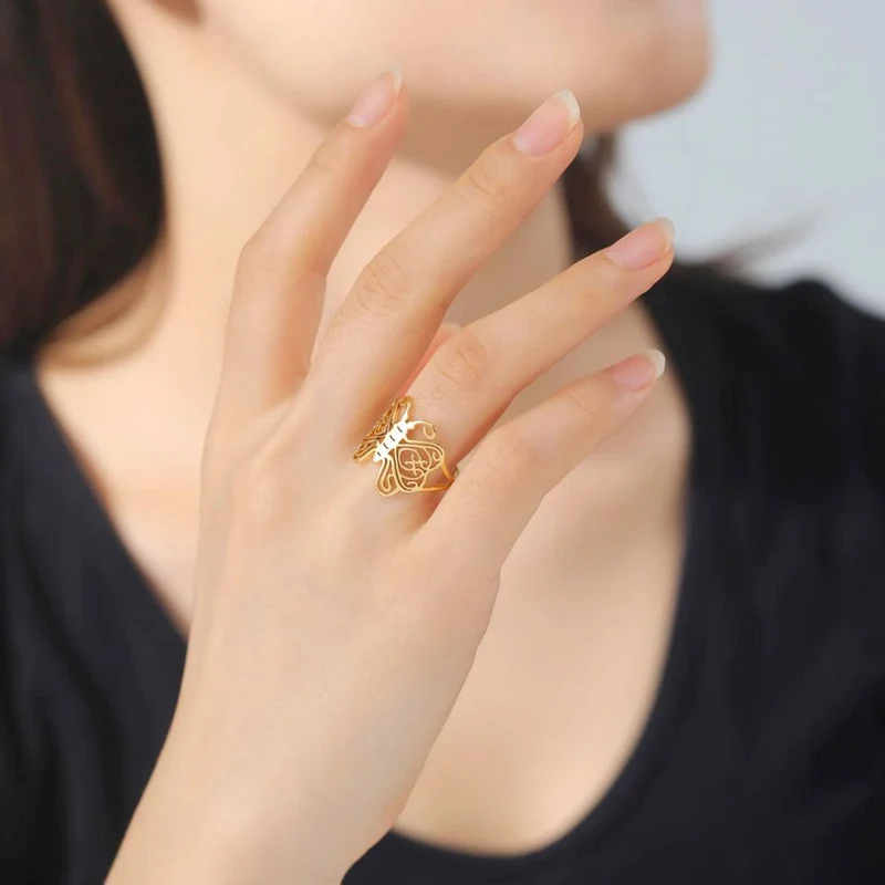 Bague Papillon Dessin
