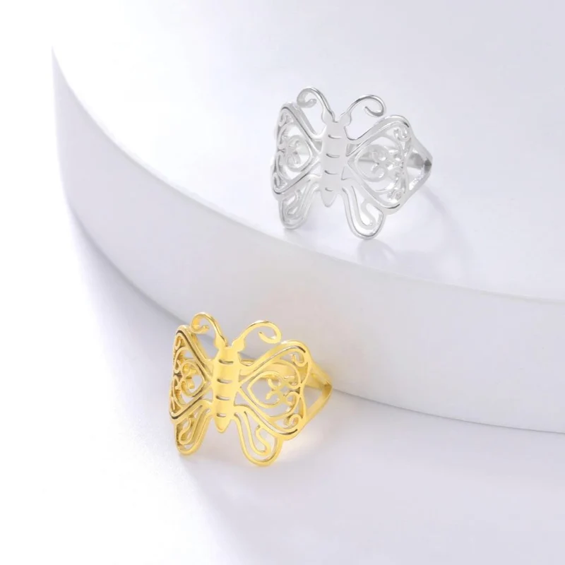 Bague Papillon Dessin