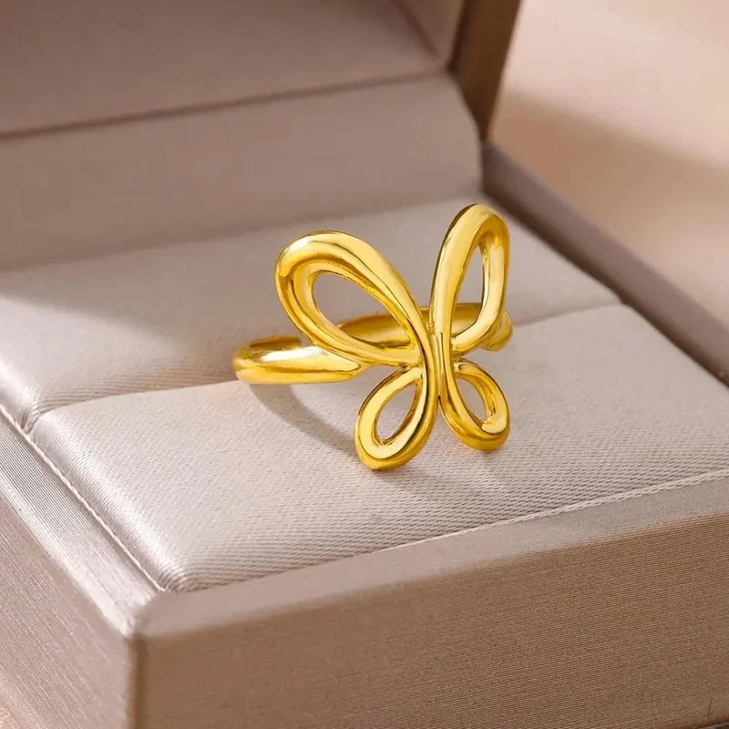 Bague Papillon Abstrait
