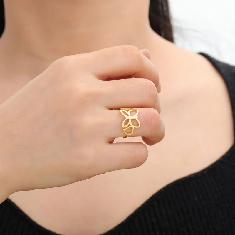 Bague Papillon Origami