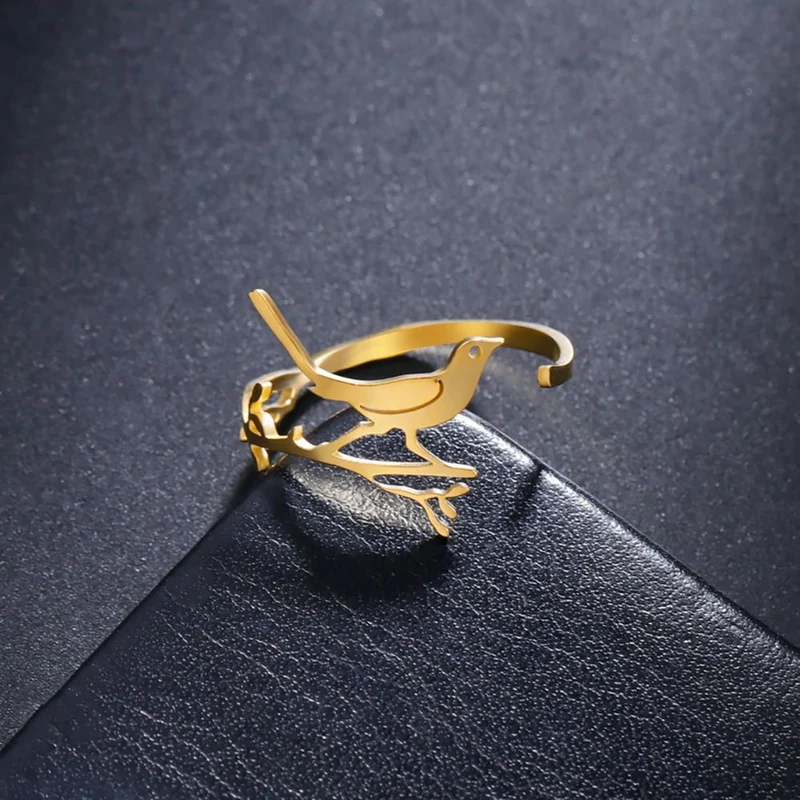 Bague Oiseau Branche